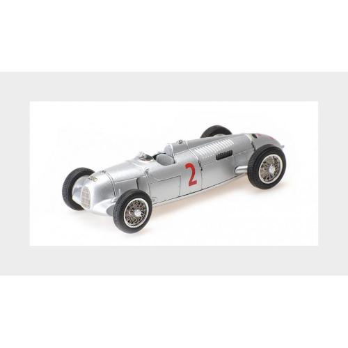 [MNC 410353002] Minichamps : Auto Union F1 Type B │ #2 3Rd Avus Rennen 1935 Achille Varzi Silver