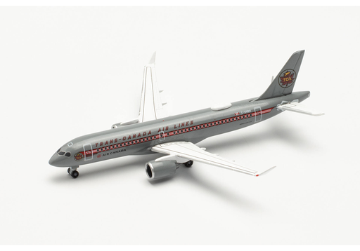 [HER 536851] Herpa : Air Canada Airbus A220-300 – Trans Canada Air Lines retro livery – C-GNBN