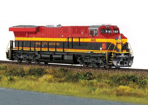 [TRX 25442] Trix : Locomotive Diesel Type GE ES44AC USA Kansas City Southern (KCS)