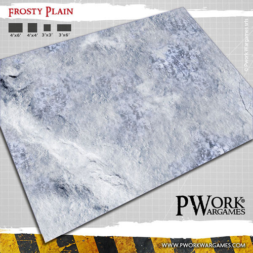 [PWW GM01300N44X60] Pwork Wargames : Frosty Plain │ 44x60 - Neoprene