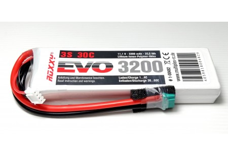 [MLT 1-02600] Roxxy Lipo 11.1V (3S) - 3200Mah 30C (MPX-Plug)