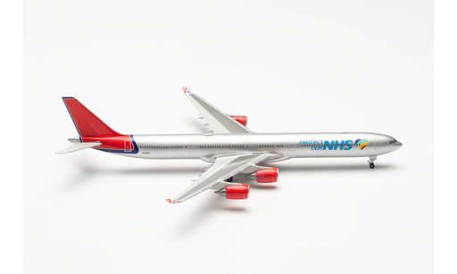 [HER 535496] Herpa : maleth aero airbus a340-600 “protect our nhs” – 9h-nhs