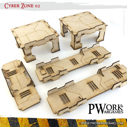 [PWW TS00502MDF] PWork Wargames : Cyber Zone 02