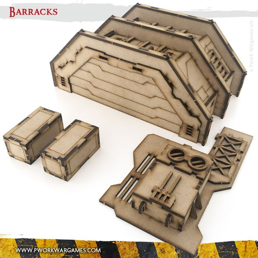 [PWW TS00601MDF] Pwork : Barracks