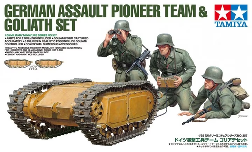 [TYA 35357] Tamiya : German Assault Pioneer Team & Goliath Set