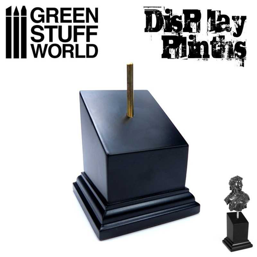 [GSW 1806] Green Stuff : Socle pour Bust │ 5x5cm - Noir 