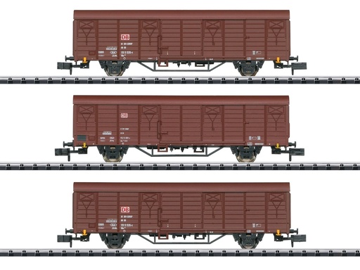 [MII 18901] Minitrix : set 3 wagons gbs