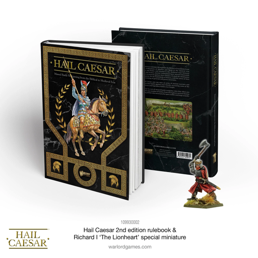 [WLG 101010004] Hail Caesar V2 : Livre de règle - Limited Edition │ Inclus figurine de Richard Coeur de Lion [VO]