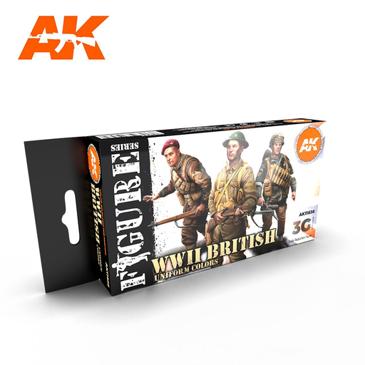 [AK 11636] Ak : WWII British Uniform Colors │ Figure Series