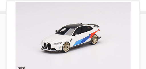 [TRS TSM430573] BMW M3 M-performance G80 Alpine White 