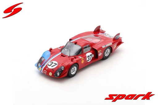 [SPK 18S512] Alfa Romeo 33/2 No.37 24H Le Mans 1968 T. Pilette - R. Slotemaker avec boite vitrine