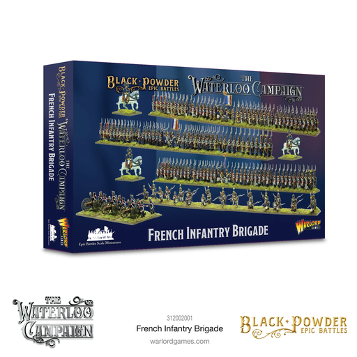 [WLG 312002001] Black Powder Epic : French Infantry Brigade │ The Waterloo Campaign