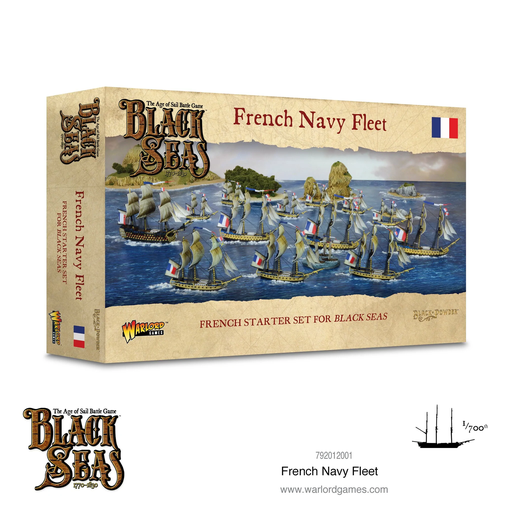 [WLG 792012001] Black Seas : French Navy Fleet │ 1770-1830