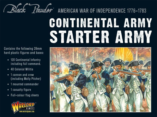 [WLG WGR-ARMY2] Black Powder : Continental Army Starter Army │American War of Independence 1776-1783
