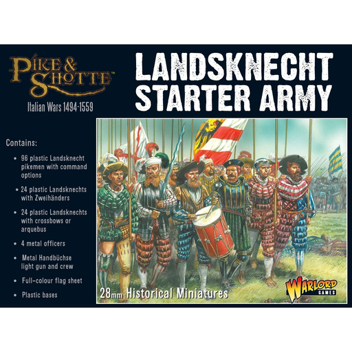 [WLG 209916002] Pike & Shotte : Lansknecht Starter Army │ Italian Wars 1494-1559