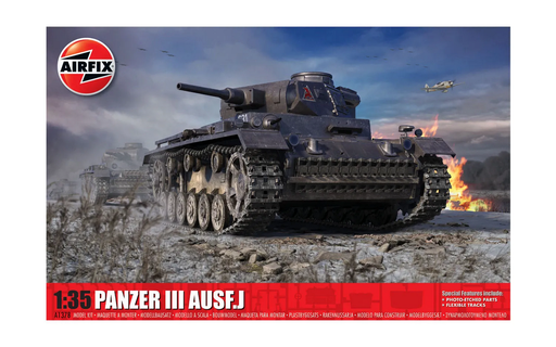 [AIRFIX A1378] Panzer III Ausf.J Photo-etched et Tracks Flex