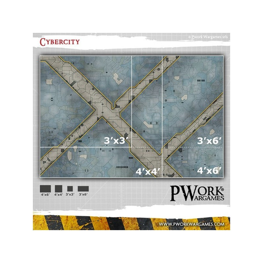 [PWW GM00500N4X4] Pwork : Cyber City │ Mouse Pad │ 4x4 (120x120cm)