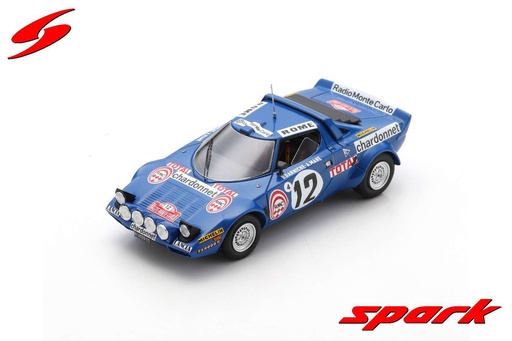 [SPK S9084] Lancia Stratos HF No.12 3rd Rally Monte Carlo 1976 B. Darniche - A. Mahé