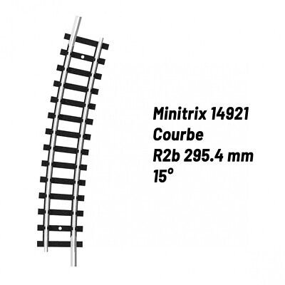 [MII 14921] Minitrix : N Rail courbe r2b 15°