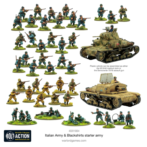 [WLG 402015804] Boltaction : Italian Blackshirts Starter Army