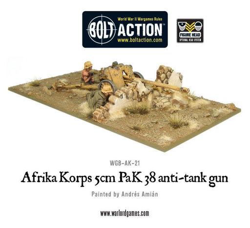 [WLG WGB-AK-21] Boltaction : Afrika Korps 5cm PaK 38 anti-tank gun