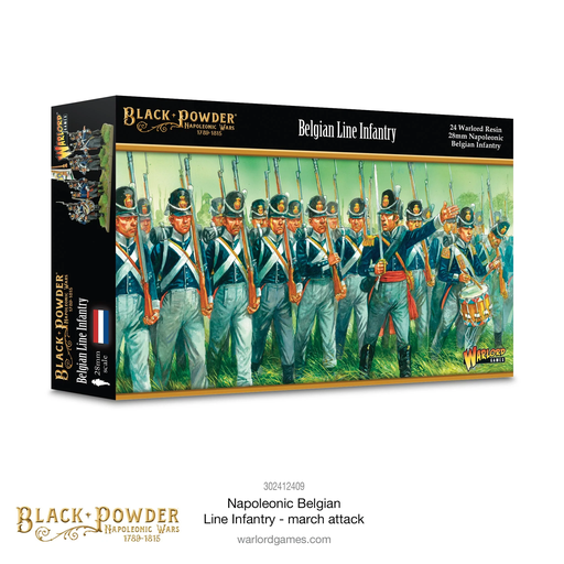 [WLG 302412409]  Black Powder : Belgian Line Infantry │28mm Napoleonic 