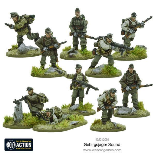 [WLG 402212001] Bolt Action : Gebirgsjager Squad │ Early-Mid-Late