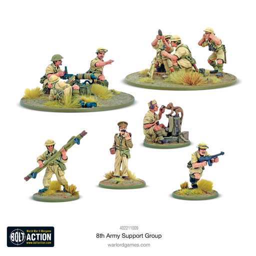 [WLG 402211009] Bolt Action : 8th Army Support Group │ Early-Mid │ Boltaction