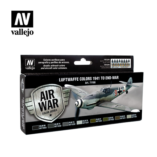 [VAL 71.166] Vallejo : Air War Color Serie │ Luftwaffe Colors 1941 to End-War