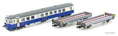 [LEM LC96009] Lemke : VOITURE PILOTE BLS + 2 wagons 