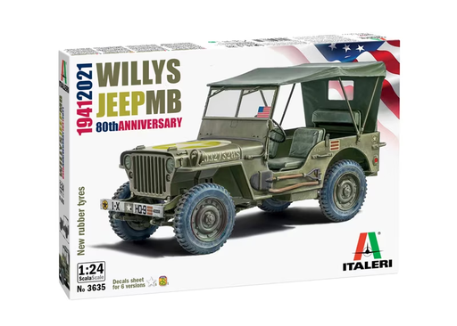 [ITA 3635] Italeri : Willys Jeep MB 80th Anniversary 1941-2021