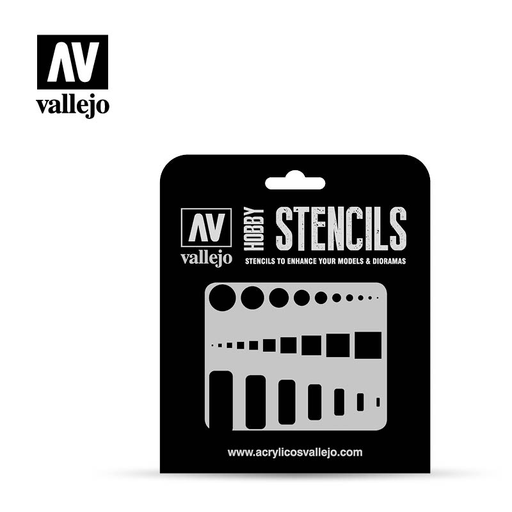 [VAL ST-AIR003] Stencils : Access Trap Doors │ 125x125mm 