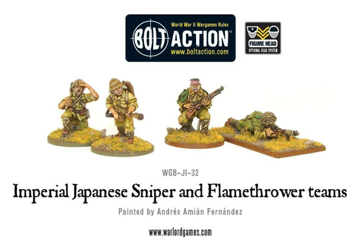 [WLG WGB-JI-32] Imperial Japanese Sniper and Flamethrower teams