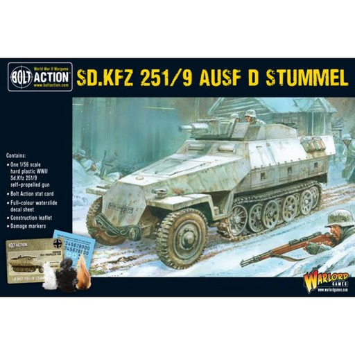 [WLG 402012005] Bolt Action : Sd.Kfz 251/9 Ausf D (Stummel) Demi-piste │ Mid - Late