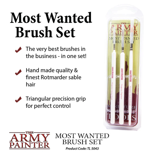 [TAP TL5043] The Army Painter : Most Wanted Brush Set