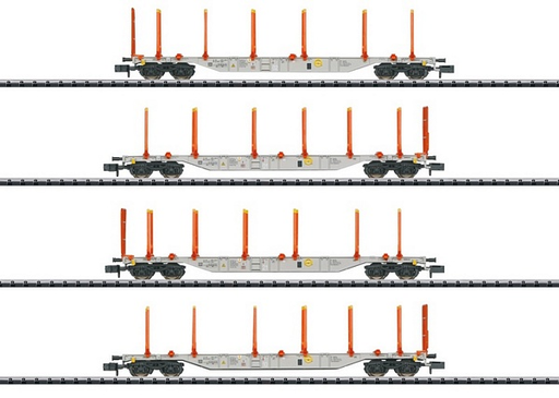 [MII 18710] Minitrix :Coffret de wagons plats KLV