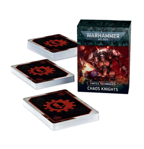 [GAW 43-05] Chaos Knight : Cartes Techniques │ Warhammer 40.000