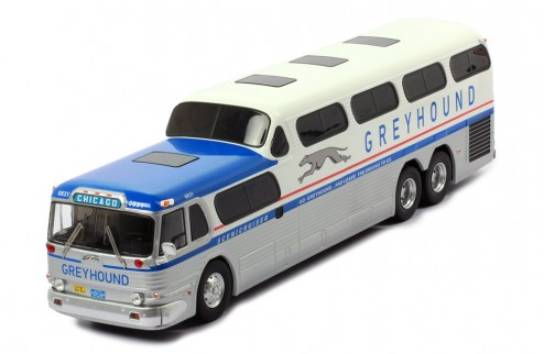 [IXM BUS027LQ] GREYHOUND SCENICRUISER 1956 CHICAGO 0831