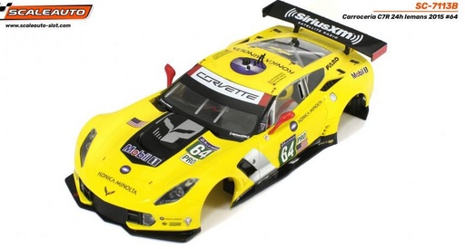 [SCT SC-7113B] Scaleauto : Carrosserie corvette C7R GT3