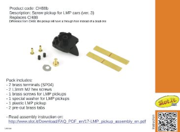 [SLO CH88B] GUIDE LMP PICK UP  VER.3