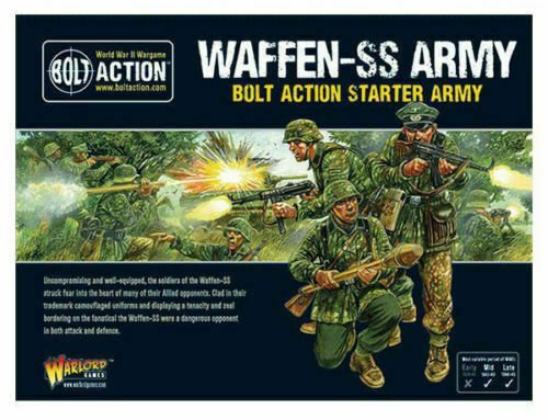 [WLG 402612101] Bolt Action : Waffen-SS Starter Army │ Mid-Late