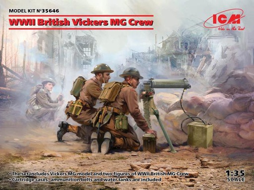 [ICM 35646] British Vickers Mk Crew