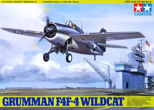 [TYA 61034] Tamiya : Grumman F4F-4 Wildcat 