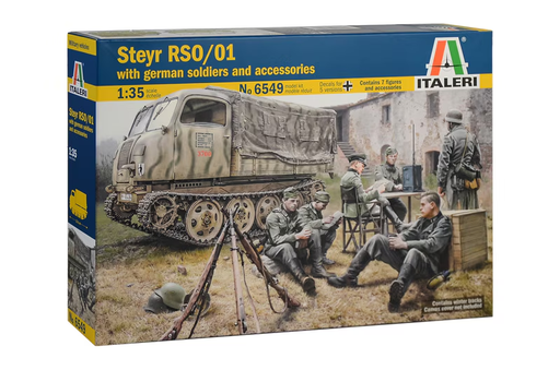 [ITA 6549] Italeri : Steyr RSO/01 │ with german soldiers and accessories
