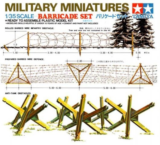 [TYA 35027] Tamiya : Barricade Set