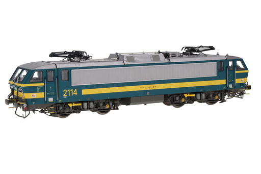 [LSM 12077] Lsmodels : Locomotive électrique 2114 Bleu et Jaune DC SNCB-NMBS 