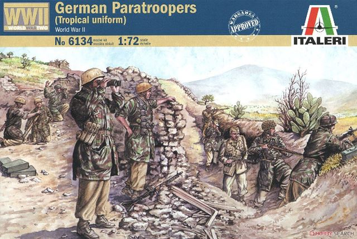 [ITA 6134] Italeri : German Paratroopers (tropical uniform)