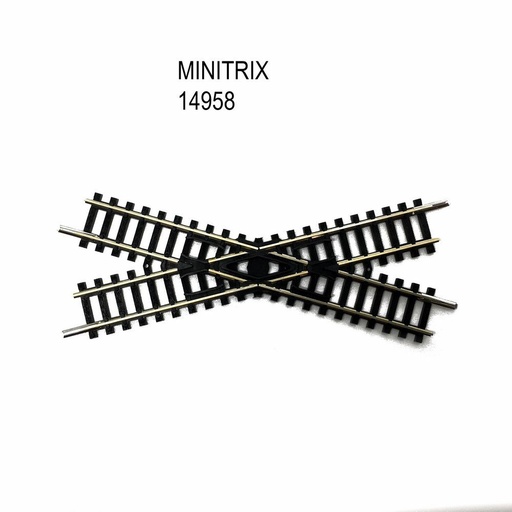 [MII 14958] Minitrix : N Croisement 30°