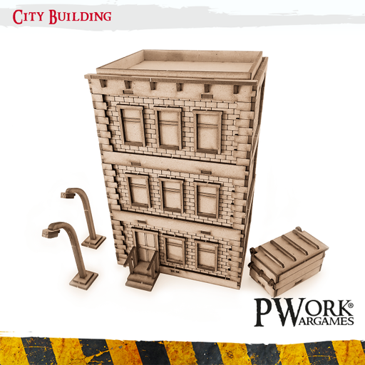 [PWW TS00920MDF] PWork Wargames : City Building