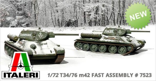 [ITA 7523] Italeri : T34/76 Model 1942 │ T34/76 Model 1942